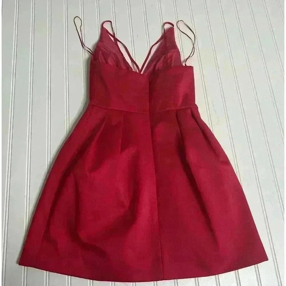 Topshop Mini Dress Pink Womens Strappy Sleeveless 2 Cocktail 1313 - Picture 3 of 5